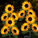 Solar Sunflower Garden Lights 2/4-Pack – IP65 Outdoor Decor