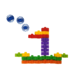 60-Piece Gear Building Blocks STEM Toy Set for Kids