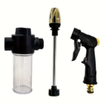 High-Pressure Foam Water Spray Gun – 3-Speed Garden Nozzle