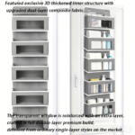 5-Tier Hanging Closet Organizer – Heavy-Duty Storage Shelves