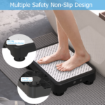 Portable Non-Slip Step Stool Assist for Seniors Heavy Duty
