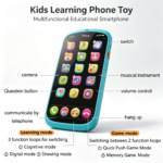 Kids Toy Phone with Music & Educational Games – Pretend Smartphone