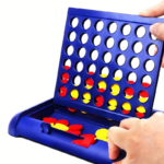 Classic Connect Four Line Game – Portable 4-in-a-Row Family Board Game