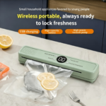 Cordless Automatic Vacuum Sealer Machine with Dry/Wet Modes