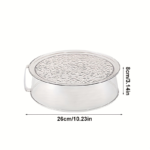 Stackable Microwave Splash Guard Cover – Heat Resistant 360°