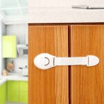 12-Pack Adhesive Safety Drawer Latches – No-Screw Child Proof Cabinet Locks