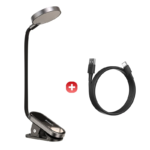 Baseus LED Clip Table Lamp Stepless Dimmable Wireless Desk Lamp Touch USB Rechargeable Reading Light LED Night Light Laptop Lamp - Image 7