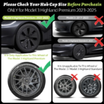 4PCS Wheel Cover Design For Tesla Model 3 Highland 2024-2026 18 Inch Right＆Left Hubcaps Storm Style Wheel Cover Accessories - Image 3