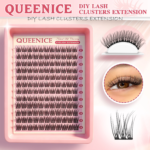 60D80D100D Thick False Eyelashes with Mixed Length, D Curl Cat-Eye Style for a Fluffy And Dramatic Look Suitable for Beginners - Image 7