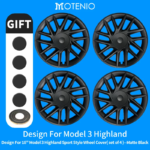 4PCS Wheel Cover Design For Tesla Model 3 Highland 2024-2026 18 Inch Right＆Left Hubcaps Storm Style Wheel Cover Accessories - Image 7