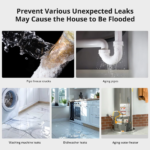 SONOFF SNZB-05P Zigbee Smart Water Leak Sensor Leaking&Dripping Detection Real-time Alert Smart Scence via eWeLink Alexa Google - Image 3