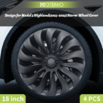 4PCS Wheel Cover Design For Tesla Model 3 Highland 2024-2026 18 Inch Right＆Left Hubcaps Storm Style Wheel Cover Accessories