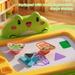 Cartoon Magnetic Drawing Board – Colorful Erasable Doodle Pad