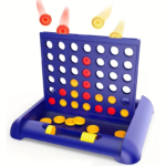 Classic Connect Four Line Game – Portable 4-in-a-Row Family Board Game