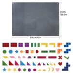 Large Felt Geometric Toy Set 41&quote; x 29.5&quote; – DIY Craft Kit