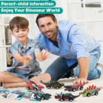 6-Piece Dinosaur Toy Car Set for Toddlers & Kids Ages 3+