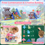100-Piece Magnetic Building Blocks Set for Kids