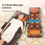 Full Body Heating Massager Mat with Neck & Foot Massagers