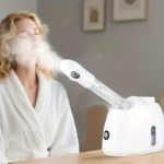 Nano Ionic Facial Steamer for Face Spa & Deep Cleansing - 【WHITE】 / US