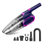 6000Pa Portable Mini Vacuum Cleaner for Home & Car - 809 blue powder