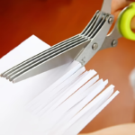 5-Blade Stainless Steel Herb & Scallion Scissors with Cleaning Comb