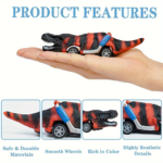 6-Piece Dinosaur Toy Car Set for Toddlers & Kids Ages 3+