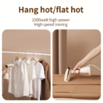 2-in-1 Garment Steamer & Clothes Iron – No-Leak Design