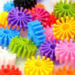 60-Piece Gear Building Blocks STEM Toy Set for Kids