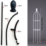 European Metal Plant Trellis Stand for Climbing Roses & Clematis