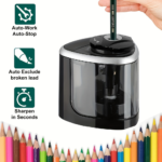 Automatic Electric Pencil Sharpener for Office, School & Home