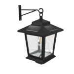 Solar Outdoor Wall Lanterns 2-Pack – 3000K Warm White Sconces