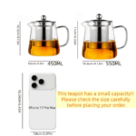 Heat-Resistant Glass Teapot & Water Pitcher