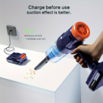 Cordless Handheld Vacuum Cleaner with High Suction for Pet Hair
