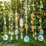 7-Piece Crystal Suncatcher Set – Hanging Window Prism Decor