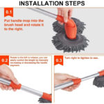 Adjustable Long-Handle Car Wash Mop – Microfiber Cleaning Brush