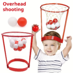 Headband Basketball Game Set Adjustable Net & 20 Balls