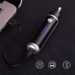 Rechargeable Nose & Ear Hair Trimmer – Eyebrow & Facial Hair Groomer