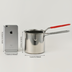 Stainless Steel Mini Deep Fryer Pot with Filter Rack