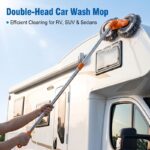 Adjustable Long-Handle Car Wash Mop – Microfiber Cleaning Brush