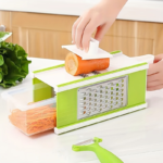 5-in-1 Square Vegetable Grater & Mandoline Slicer