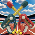 Dart Toy Launcher Game Set with Foam Bullets for Kids