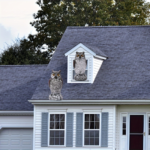 Realistic Horned Owl Decoy – Plastic Outdoor Bird & Pest Deterrent