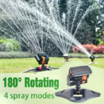 16-Nozzle Oscillating Lawn Sprinkler – 180° Rotatable Head