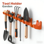 Wall-Mount Garden Tool Storage Rack Set 8 Racks, 24 Screws