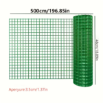 PVC-Coated Galvanized Wire Mesh – Chicken Coop & Garden Fence