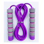 Adjustable Fitness Jump Rope with Non-Slip Foam Handles – Men & Women