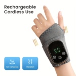 Heated Wrist Massager with Vibration Therapy