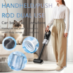 2-in-1 Wireless Handheld & Stick Vacuum Cleaner for Home & Car