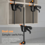 AIRAJ 4-Inch Quick-Release F-Clamps for Woodworking & DIY
