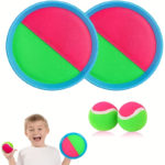 Toss and Catch Ball Game Set with 2 Paddles & 1 Ball